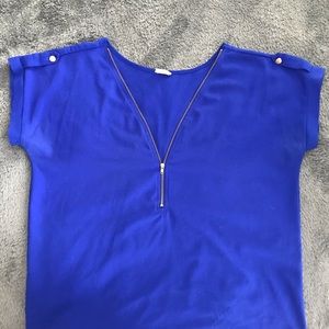 Royal Blue oversized top